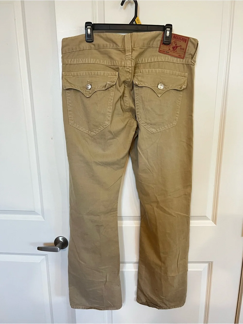 True Religion Men's Bootcut Jeans in Khaki